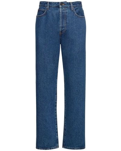The Row Jeans morton in denim di cotone - Blu