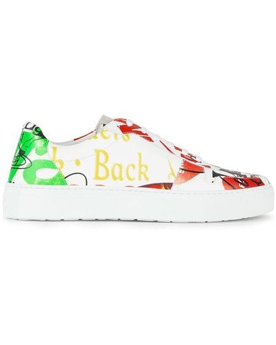 Vivienne Westwood 10Mm Classic Leather Low Top Sneakers - Multicolor