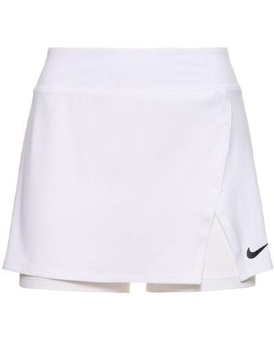 Nike Falda de tenis dri-fit - Blanco