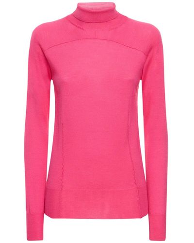 Tom Ford Rollkragensweater Aus Merinowollstrick - Pink