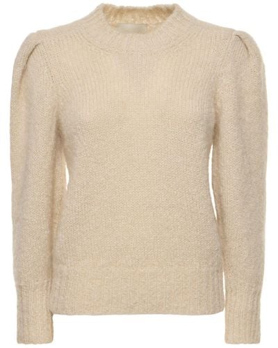 Isabel Marant Sweater Aus Mohairmischung "emma" - Natur