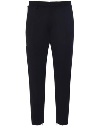 DSquared² Pantalon skinny en laine stretch ceresio 9 - Bleu