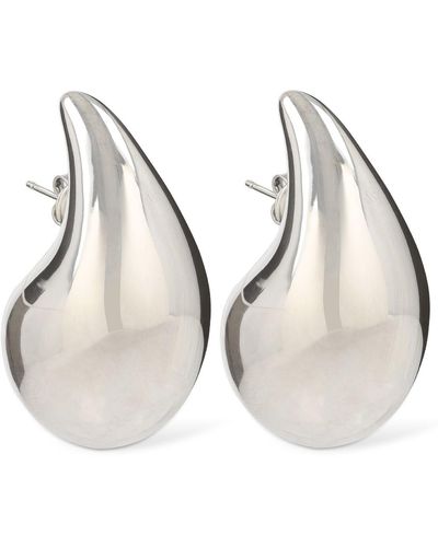 Bottega Veneta Large Drop Earrings - Natural