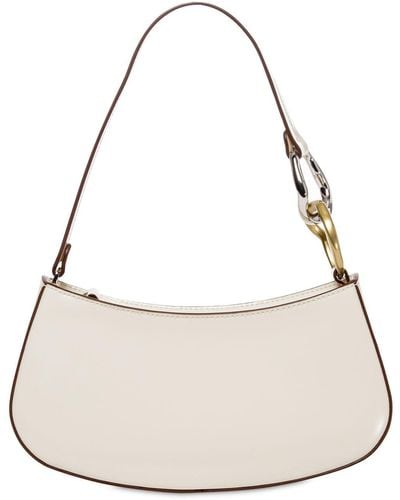 STAUD Ollie Polished Leather Top Handle Bag - Multicolor