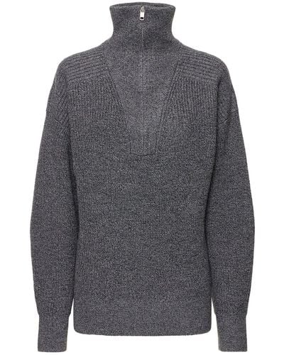 Isabel Marant Polosweater Aus Wolle "infante" - Grau