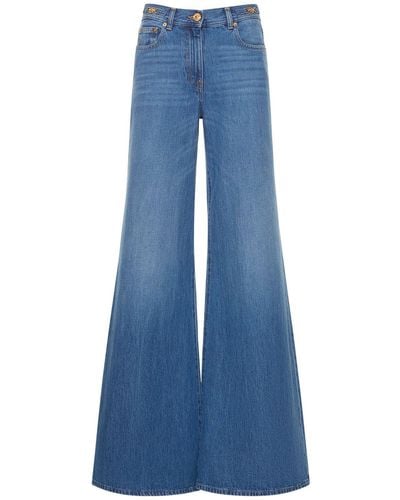 Versace Denim Flared Jeans - Blue
