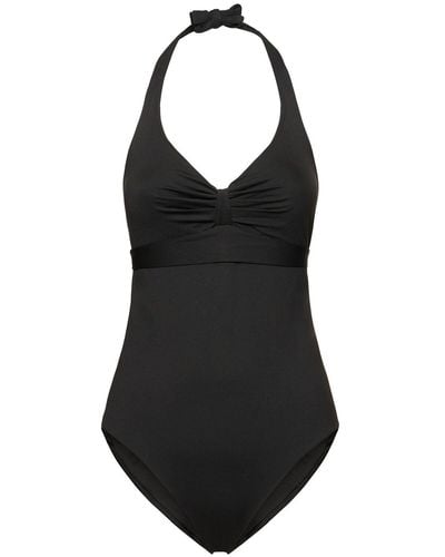 Max Mara Chiara Jersey One Piece Swimsuit - Black
