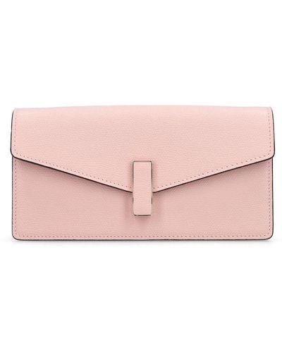 Valextra New Iside Clutch W/Chain - Pink
