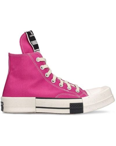 Drkshdw X Converse Converse Turbodrk High Trainers - Pink