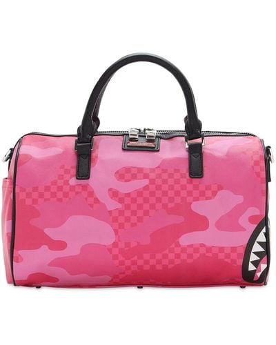 Sprayground Anime Camo Mini Duffle Bag - Pink