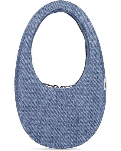 Coperni 'swipe Bag Mini' Handbag - Blue