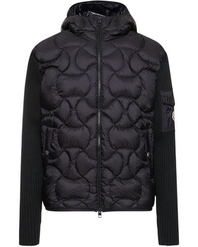 Moncler Quilted Nylon Down Jacket - Black