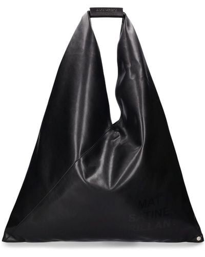 MM6 by Maison Martin Margiela Bolso mediano de piel sintética - Negro