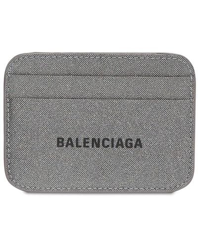 Balenciaga グリッターカードホルダー - グレー