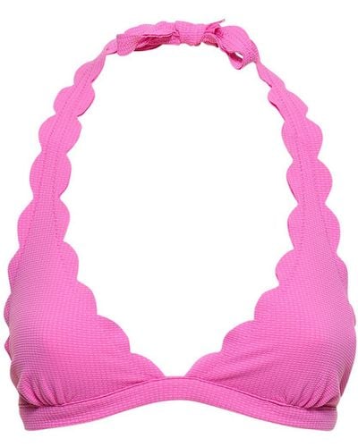 Marysia Swim Spring Scalloped Bikini Top - Pink