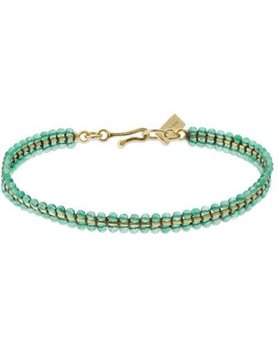 Isabel Marant Bracciale Cesaria Con Perline - Verde