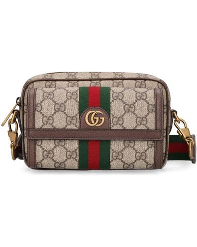 Gucci Ophidia Gg Supreme Mini Bag - Brown