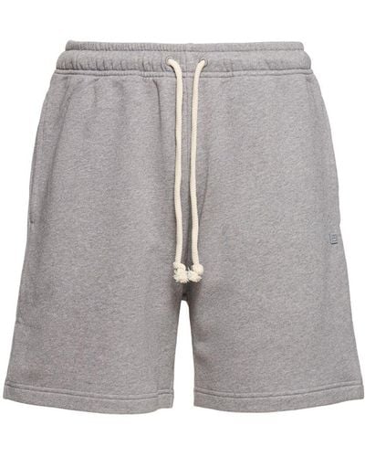 Acne Studios Forge M Face Regular Fit Shorts - Grey