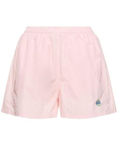 Tory Sport Nylon Camp Shorts - Pink
