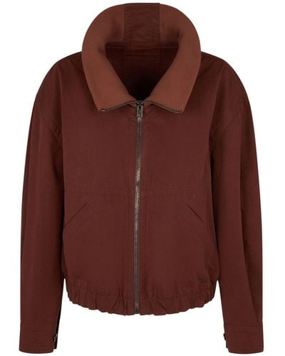Lemaire Double Layer Cotton Casual Jacket - Brown