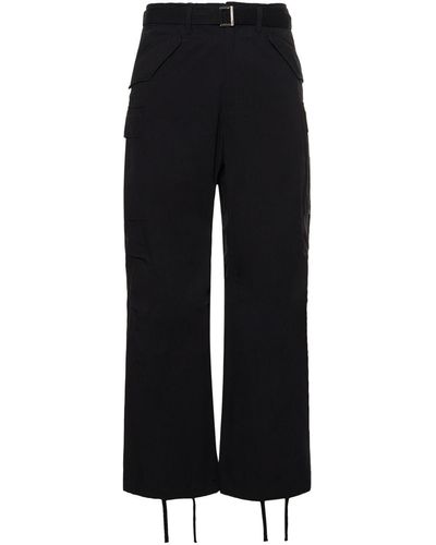 Sacai Ripstop Trousers - Black