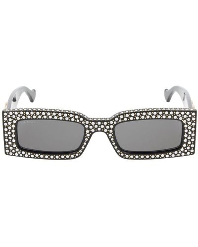 Gucci Sonnenbrille Aus Acetat "gg1425s" - Grau
