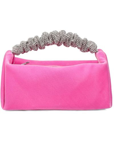 Alexander Wang Mini Crystal Scrunchie Bag - Pink