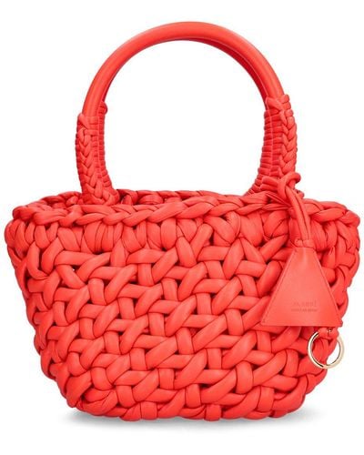 Alanui Small Icon Leather Bag - Red