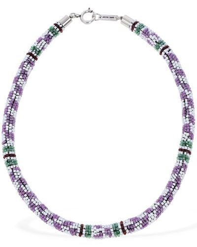 Isabel Marant Betsy Beaded Collar Necklace - Multicolor