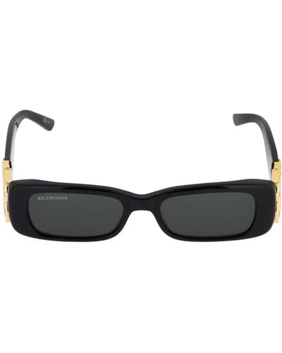 Balenciaga Sonnenbrille Aus Acetat "0096s Dynasty" - Schwarz