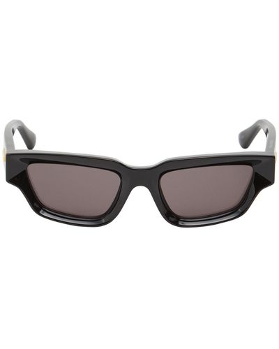 Bottega Veneta Bv1250S Sharp Square Acetate Sunglasses - Gray
