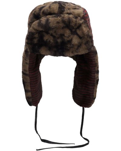 Kangol Faux Fur Trapper Hat - Black