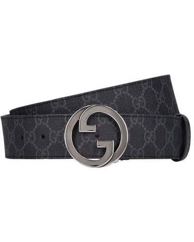 Gucci Cinturón con logo 4cm - Blanco