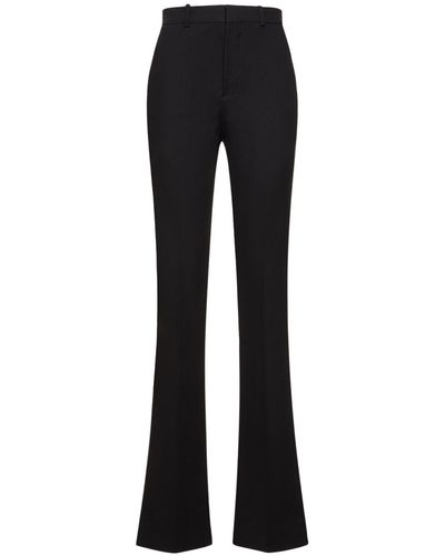 Ann Demeulemeester Stretch-baumwollhose "laurence" - Schwarz