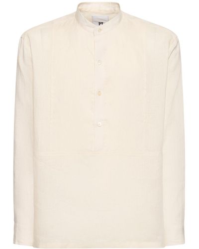 PT Torino Linen Mariner Shirt - Natural