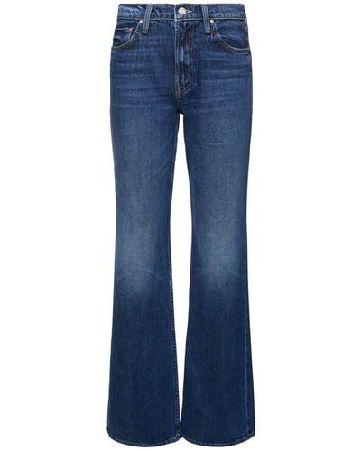 Mother The Bookie Heel High Rise Jeans - Blue