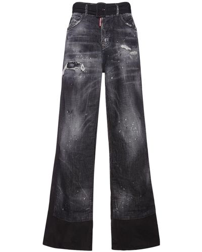 DSquared² Wide-leg jeans for Women | Black Friday Sale & Deals up to 89%  off | Lyst