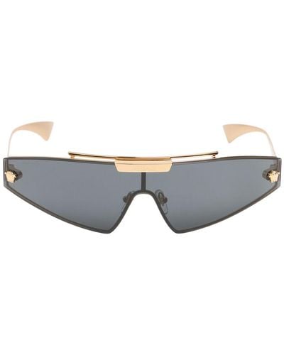 Versace Gafas de sol de metal - Gris
