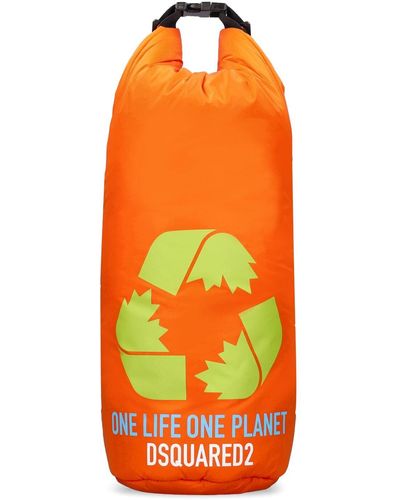DSquared² Eco Print Backpack - Orange