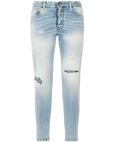 DSquared² Jeans Aus Stretch-denim "super Twinky" - Blau