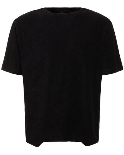 J.L-A.L Karst コットンテリーtシャツ - ブラック