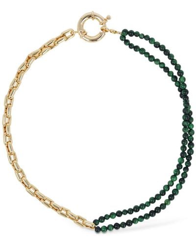 Timeless Pearly Collar de & cadena con perla - Metálico