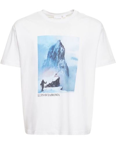 Napapijri Luisaviaroma - t-shirt ice cold - Bleu