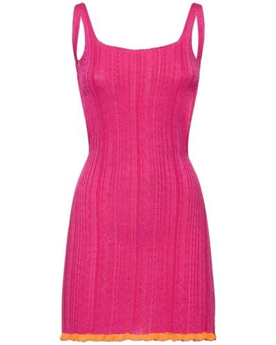 GIMAGUAS Cosi Viscose Mini Dress - Pink