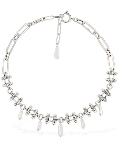 Isabel Marant Charming Collar Necklace - White