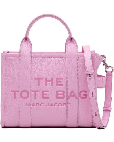 Marc Jacobs The Small Tote Leather Bag - Pink