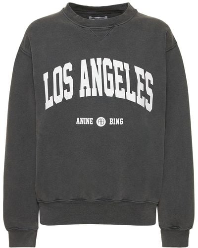 Anine Bing Sweatshirt "ramona Los Angeles University" - Grau