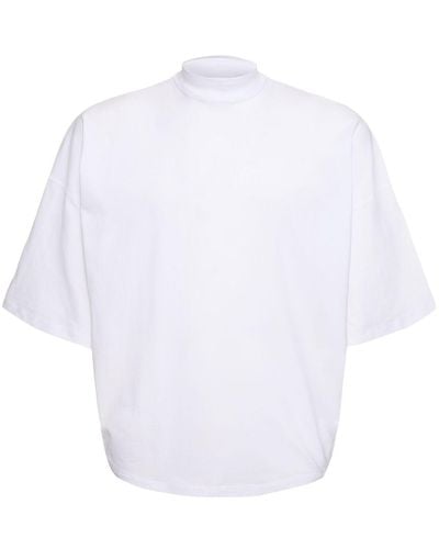 Jil Sander T-shirt Aus Baumwolljersey Im Boxy Fit - Weiß