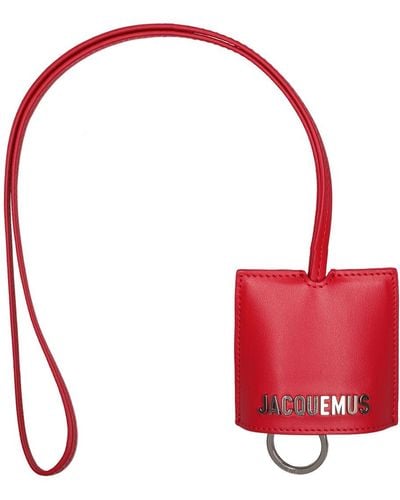Jacquemus Le Porte Cle Bagage Key Holder - Red