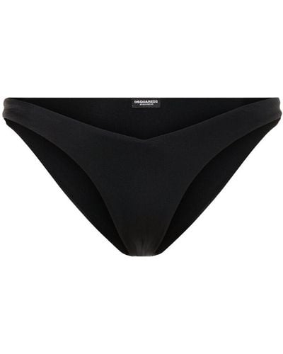 DSquared² Braguitas de bikini de lycra - Negro